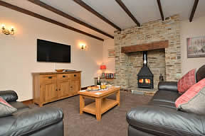 Bramble Cottage - living room